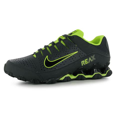 nike reax 8 herren sneaker schwarz black grey volt